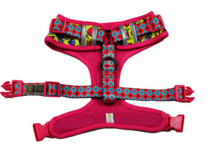 ✨NEW✨ “Queen of hearts “ Bulldog Adjustable Harness ✨Bulldog Collection ✨