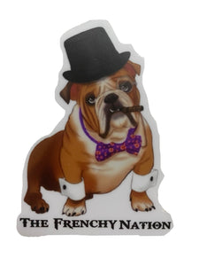 British Bulldog  Sticker   (Fawn )