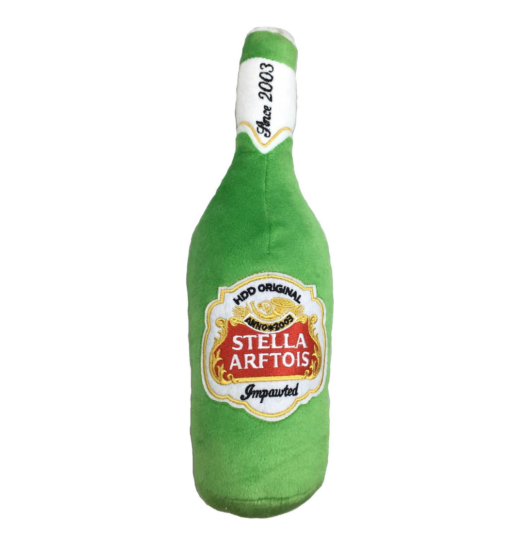 Stella Arftois Beer Bottle Plush Toy